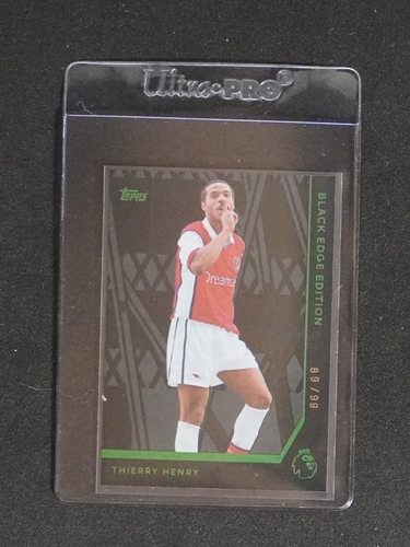 2023 Topps Premier League Black Edge Edition #88 Thierry Henry — front