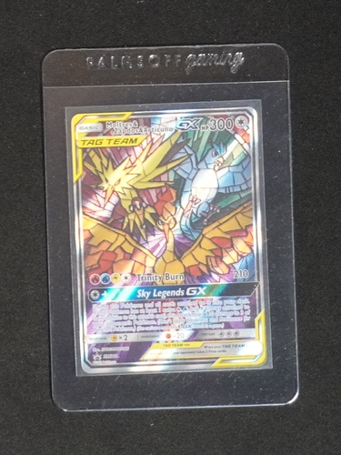 2019 Pokemon Moltres & Zapdos & Articuno GX SM210 — front