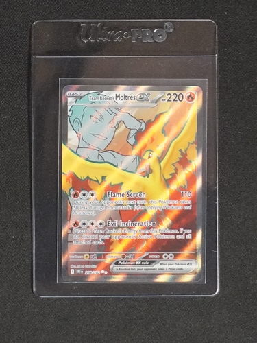 2025 Pokémon Destined Rivals #208 Team Rocket's Moltres ex — front