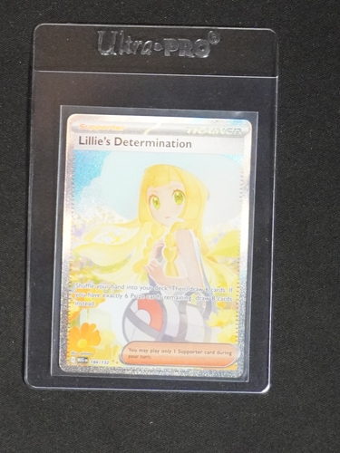 2020 Pokémon Mega Evolutions #184 Lillie's Determination — front