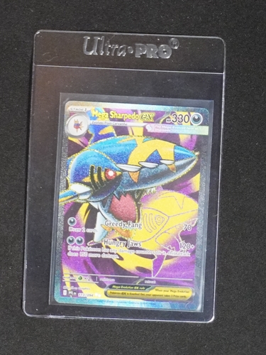 2020 Pokemon ME02 #113 Mega Sharpedo EX — front