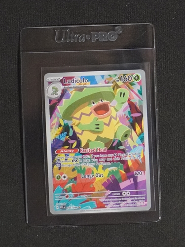 2025 Pokémon TCG #095 Ludicolo Phantasmal Flames Illustration Rare — front