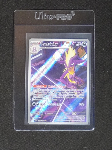 2020 Pokémon Sword & Shield Darkness Ablaze #103 Toxtricity Illustration Rare — front