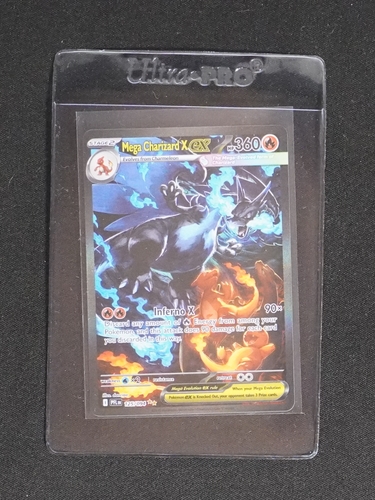 2025 Pokémon Mega Charizard X EX #125 Phantasmal Flames — front