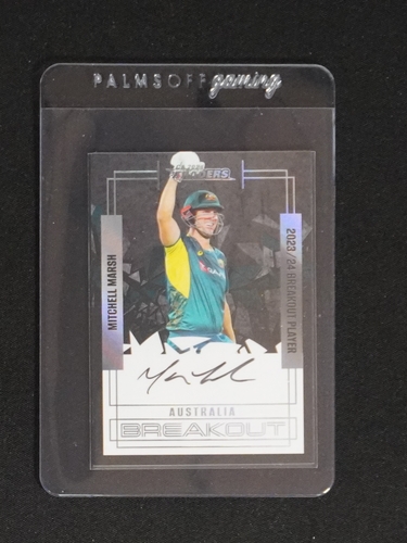 2023 Palms Off Gaming Australia Breakout #28 Mitchell Marsh — front