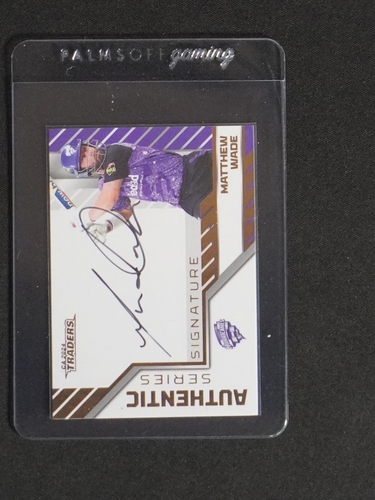 2024 CA Traders Authentic Series Matthew Wade Signature — front
