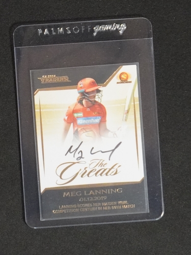 2019 7 Card Studs The Greats Meg Lanning — front