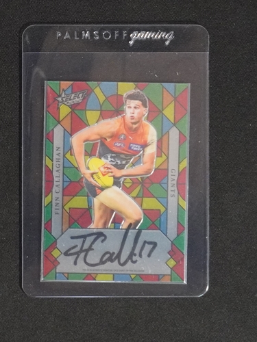 2025 AFL Select Luminous Myriad Signature #LMSR15 Finn Callaghan — front