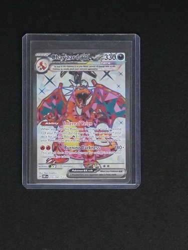 2023 Pokémon #215 Charizard ex Obsidian Flames — front