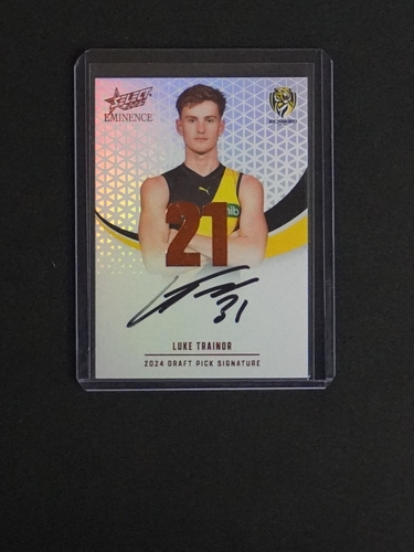 2024 Select AFL Eminence #21 Luke Trainor — front