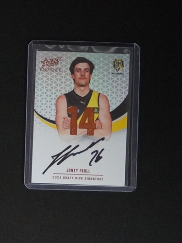 2024 Select AFL Eminence #14 Jonty Faull — front