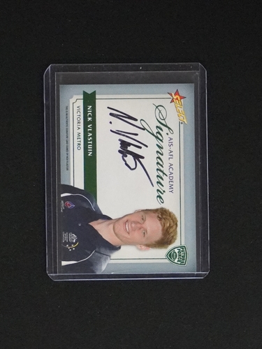 2012 Select AFL Future Force Cards Signature FFS12 Nick Vlastuin-Richmond #025 — front