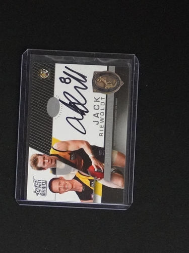 2013 Select AFL Footy Stars Jack Riewoldt Autograph — front
