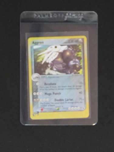 2003 Pokémon EX Ruby and Sapphire #1 Aggron — front