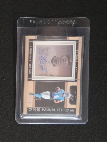 2023 Panini One Man Show #1 Amon-Ra St. Brown — front