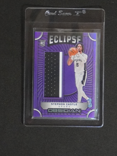 2024-25 Panini Obsidian Eclipse #Eclipse Stephon Castle — front