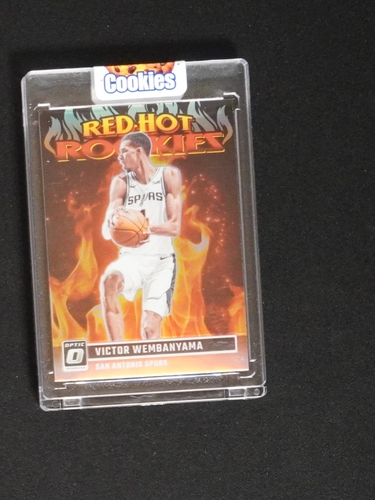 2023-24 Panini Donruss Optic #2 Victor Wembanyama Red Hot Rookies — front