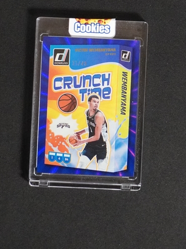 2024-25 Donruss #2 Victor Wembanyama Crunch Time — front