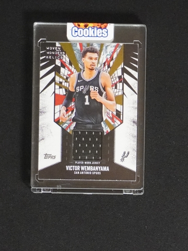 2025 Topps Woven Wonders Relics #WW-VW Victor Wembanyama — front