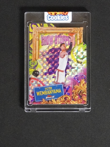 2024-25 Topps Finest #S-13 Victor Wembanyama Show Stoppers Die-Cut — front