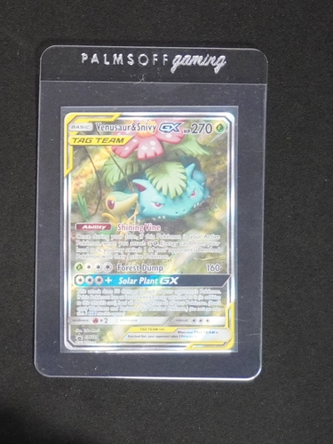 2019 Pokémon SM229 Venusaur & Snivy GX Tag Team — front
