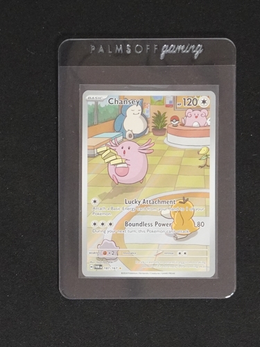 2024 Pokemon Scarlet & Violet Twilight Masquerade #187 Chansey Illustration Rare — front