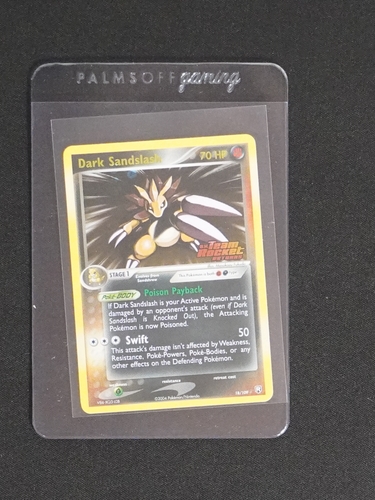 2004 Pokémon Team Rocket Returns #18 Dark Sandslash — front