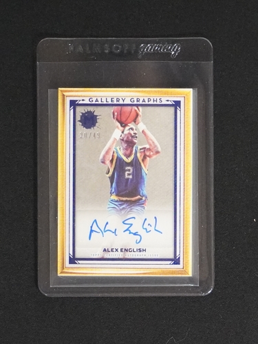 2024 Topps Motif Gallery Graphs #GG-AE Alex English — front