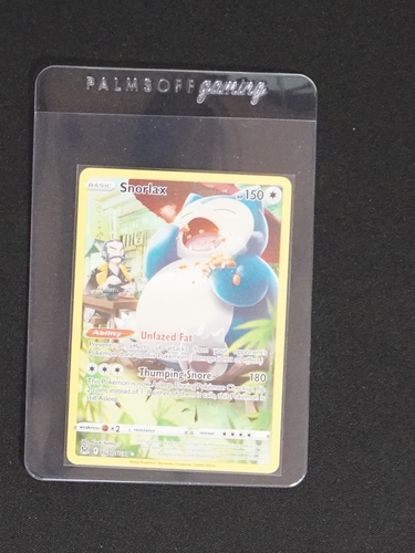 2022 Pokémon Sword & Shield Lost Origin #TG10 Snorlax — front