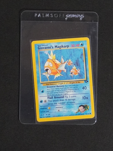 2000 Gym Challenge #73 Giovanni's Magikarp — front
