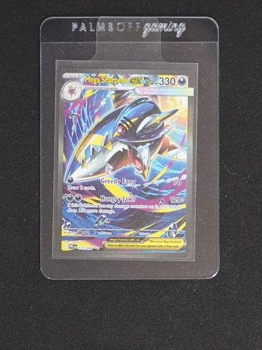 2025 Pokémon #127 Mega Sharpedo EX — front