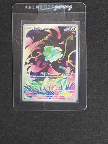 2023 Pokémon TCG Mega Evolution #133 Bulbasaur Illustration Rare — front