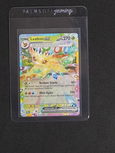 2025 Pokémon Prismatic Evolutions #006 Leafeon ex — front