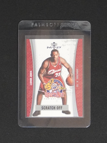 2003-04 Upper Deck MVP SportsNut #SN90 LeBron James Rookie — front