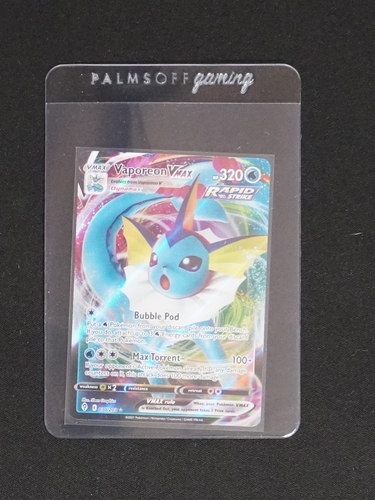 2021 Pokémon TCG Evolving Skies #030 Vaporeon VMAX — front