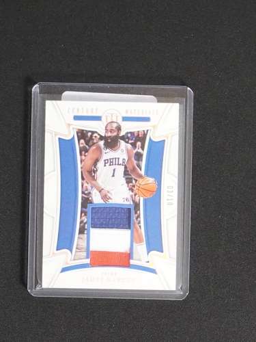 2022-23 Panini National Treasures Century Materials #CM-JH James Harden — front