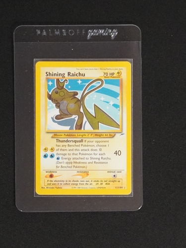 2002 Pokemon Neo Destiny #111 Shining Raichu — front
