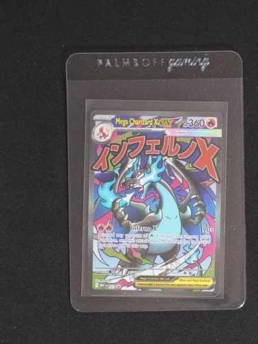 2025 Pokémon Black Star Promo #023 Mega Charizard X EX UPC — front