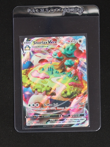 2020 Pokémon TCG Sword & Shield #142 Snorlax VMAX — front