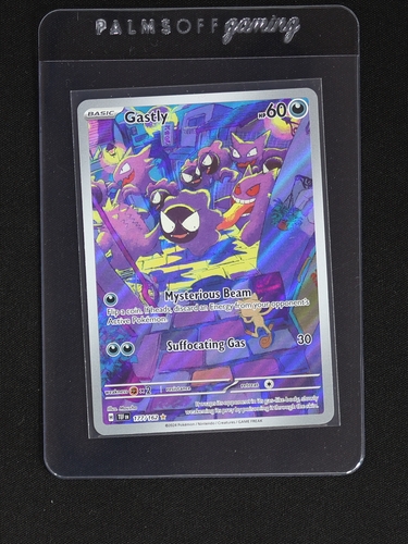 2024 Pokemon TCG #177 Gastly Temporal Forces Illustration Rare — front