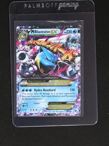 2014 Pokémon XY #30 Mega Blastoise EX — front