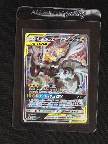 2019 Pokémon TCG SM168 Pikachu & Zekrom GX Tag Team — front