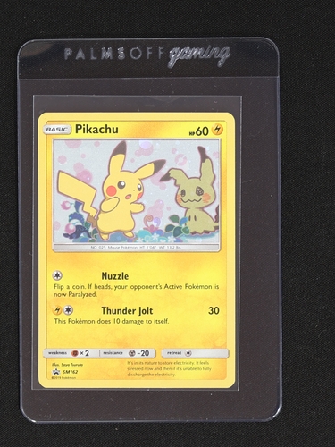 2019 Pokémon SM162 Pikachu Black Star Promo — front