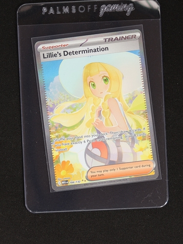 2022 Pokémon SWSH Black Star Promo #184 Lillie's Determination — front