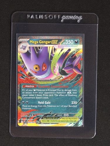 2025 Pokémon Phantasmal Flames #056 Mega Gengar EX — front