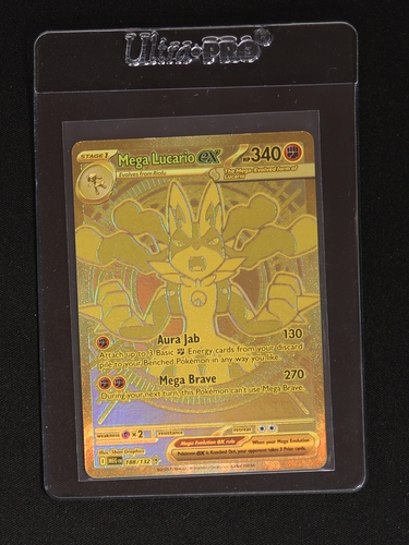 2025 Pokemon Mega Evolution #188 Mega Lucario ex — front