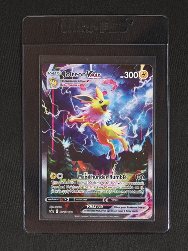 2021 Pokémon Sword & Shield Black Star Promo #184 Jolteon VMAX — front