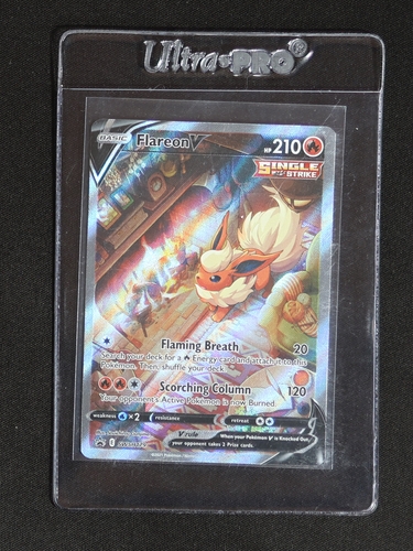 2021 Pokémon SWSH Black Star Promo #179 Flareon V — front
