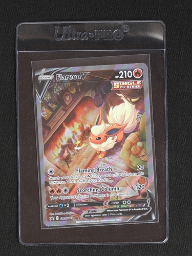 2021 Pokémon TCG Sword & Shield #179 Flareon V — front