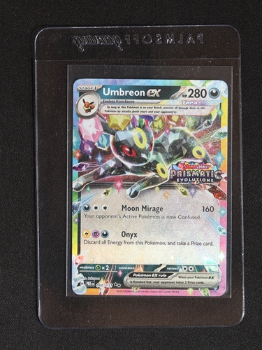 2025 Pokémon Prismatic Evolutions #060 Umbreon ex — front